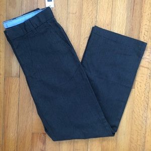 GAP NWT Charcoal Gray Pants Sz 14 waist adjusts